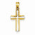 14k Gold w/Rhodium Cross pendant, Gorgeous Pendants for Necklace