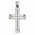 14k White Gold Hollow Cross pendant, Alluring Pendants for Necklace