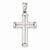 14k White Gold Hollow Cross pendant, Appealing Pendants for Necklace