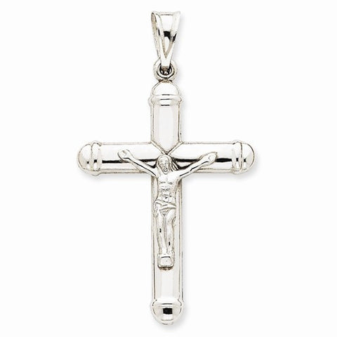 14k White Gold Reversible Crucifix /Cross pendant, Delightful Pendants for Necklace