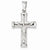 14k White Gold Reversible Crucifix /Cross pendant, Exquisite Pendants for Necklace
