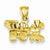14k Gold 3-D Locomotive pendant, Classy Pendants for Necklace