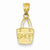 14k Gold SHOP Pendant, Pendants for Necklace
