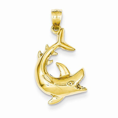 14k Gold Shark pendant, Appealing Pendants for Necklace