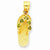 14k Gold May/CZ Birthstone Flip Flop Pendant, Pendants for Necklace