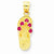 14k Gold July/CZ Birthstone Flip Flop Pendant, Pendants for Necklace