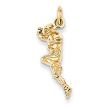 14k Gold Football Player Charm hide-image