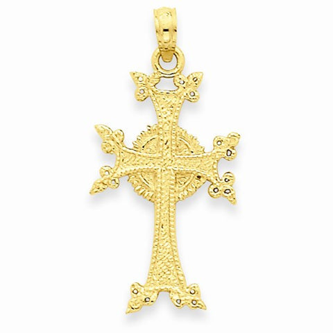 14k Gold Celtic Cross Pendant, Delightful Pendants for Necklace