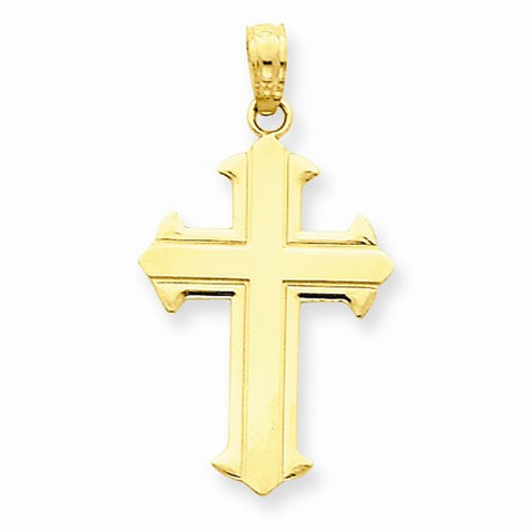 14k Gold Passion Cross Pendant, Appealing Pendants for Necklace