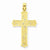 14k Gold Passion Cross Pendant, Adorable Pendants for Necklace