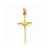 14k Gold Dove Cross pendant, Dazzling Pendants for Necklace