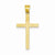 14k Gold Diamond -Cut Latin Cross pendant, Delightful Pendants for Necklace