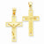 14k Gold Solid Crucifix Pendant, Pendants for Necklace