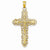 14k Gold INRI Crucifix pendant, Pretty Pendants for Necklace