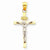 14k Gold Two-tone INRI Crucifix pendant, Dazzling Pendants for Necklace