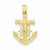 14k Gold Mariners Crucifix Pendant, Pendants for Necklace