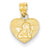 14k Gold Polished & Satin Small Angel Charm hide-image