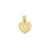 Polished & Satin Small Angel Charm in 14k Gold