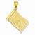 14k Gold The Lord is My Shepherd Book Pendant, Pendants for Necklace