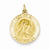 14k Gold Our Lady of Sorrows Medal pendant, Pretty Pendants for Necklace