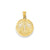 Mi Bautizo Charm in 14k Gold w/Rhodium