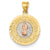 14k Gold Two-tone & Rhodium Our Lady of Guadalupe My Baptism Charm hide-image