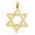 14k Gold Star of David pendant, Appealing Pendants for Necklace