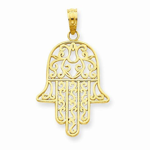 14k Gold Chamseh pendant, Adorable Pendants for Necklace