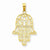 14k Gold Chamseh pendant, Adorable Pendants for Necklace
