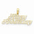 14k Gold Polished Happy Anniversary pendant, Pendants for Necklace