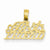 14k Gold Best Friend pendant, Pretty Pendants for Necklace