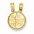 14k Gold Best Friends Forever Break apart Pendant, Pendants for Necklace