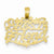 14k Gold Best Friend with Hearts Pendant, Pendants for Necklace