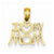 14k Gold I Heart My Mom Pendant, Pendants for Necklace