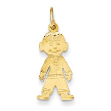 14k Gold Boy Charm hide-image