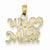 14k Gold We Heart You Mom Pendant, Pendants for Necklace