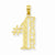 14k Gold #1 Grandma pendant, Dazzling Pendants for Necklace