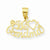 14k Gold We Heart Grandma Pendant, Pendants for Necklace