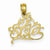 14k Gold #1 Sister pendant, Pendants for Necklace