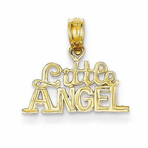 14k Gold Little Angel Pendant, Pendants for Necklace