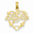 14k Gold #1 Daughter in Heart Pendant, Pendants for Necklace