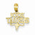 14k Gold 100% Taurus Pendant, Pendants for Necklace
