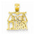 14k Gold 100% Libra Pendant, Pendants for Necklace