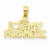 14k Gold I Heart My Paramedic Pendant, Pendants for Necklace