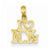14k Gold I Heart NY Pendant, Pendants for Necklace