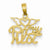 14k Gold Heart My Pilot Pendant, Pendants for Necklace