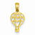 14k Gold Hot Air Balloon Pendant, Pendants for Necklace