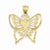 14k Gold Butterfly pendant, Beautiful Pendants for Necklace