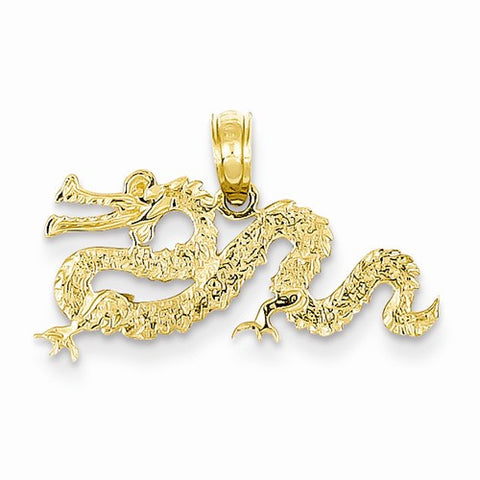 14k Gold Dragon Pendant, Pendants for Necklace