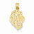 14k Gold Lion Head Pendant, Pendants for Necklace